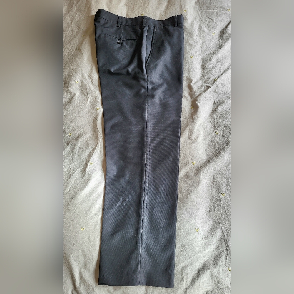 Haggar Gray Dress Pants Classic Style 34×30